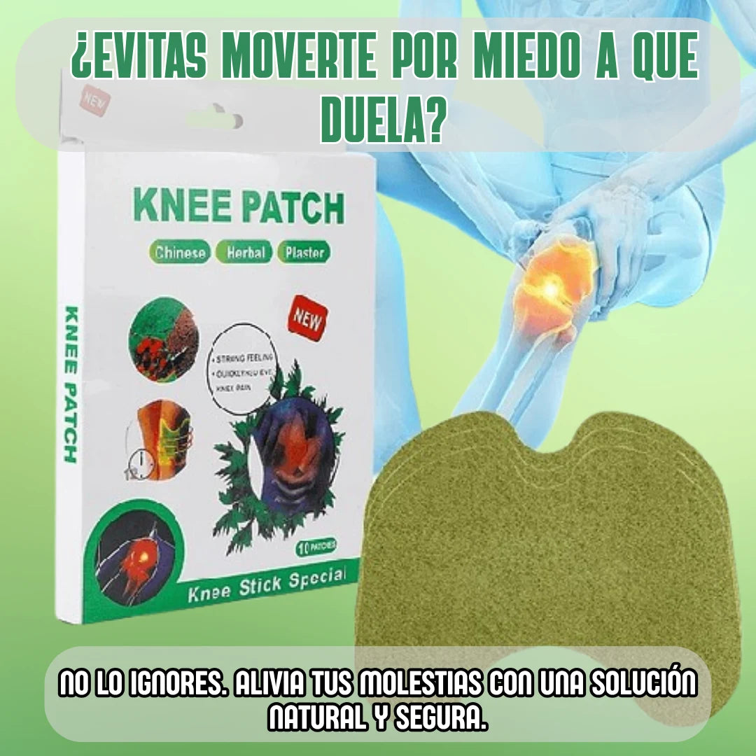 PARCHES NATURALES PARA RODILLAS 50 UNIDADES.