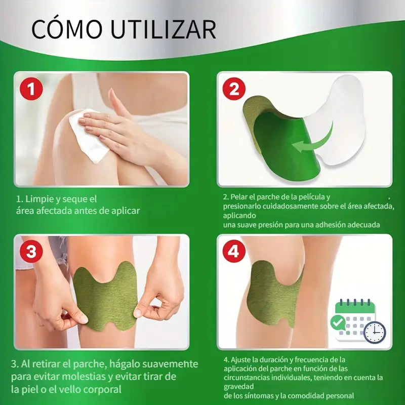 PARCHES NATURALES PARA RODILLAS 50 UNIDADES