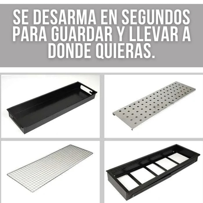PARRILLA PLEGABLE A CARBON
