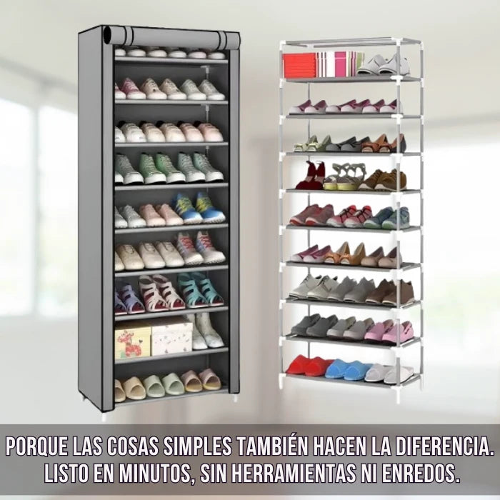 ORGANIZADOR DE ZAPATOS VERTICAL 9 NIVELES