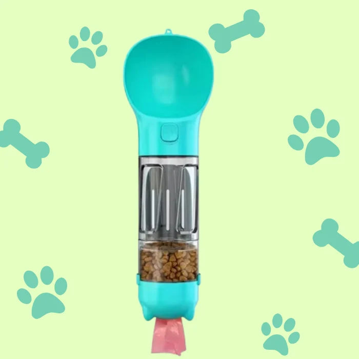 BOTELLA DE AGUA PARA MASCOTA 4 EN 1