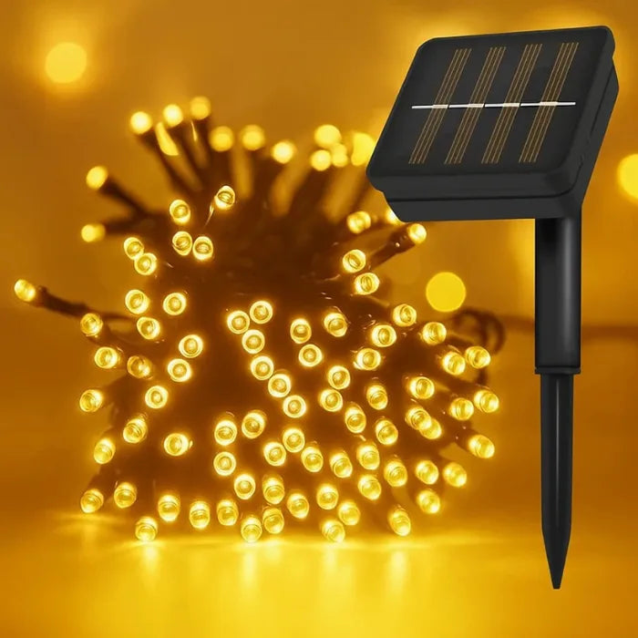 LUCES SOLARES LED NAVIDEÑAS - 17 MTS - 170 LED