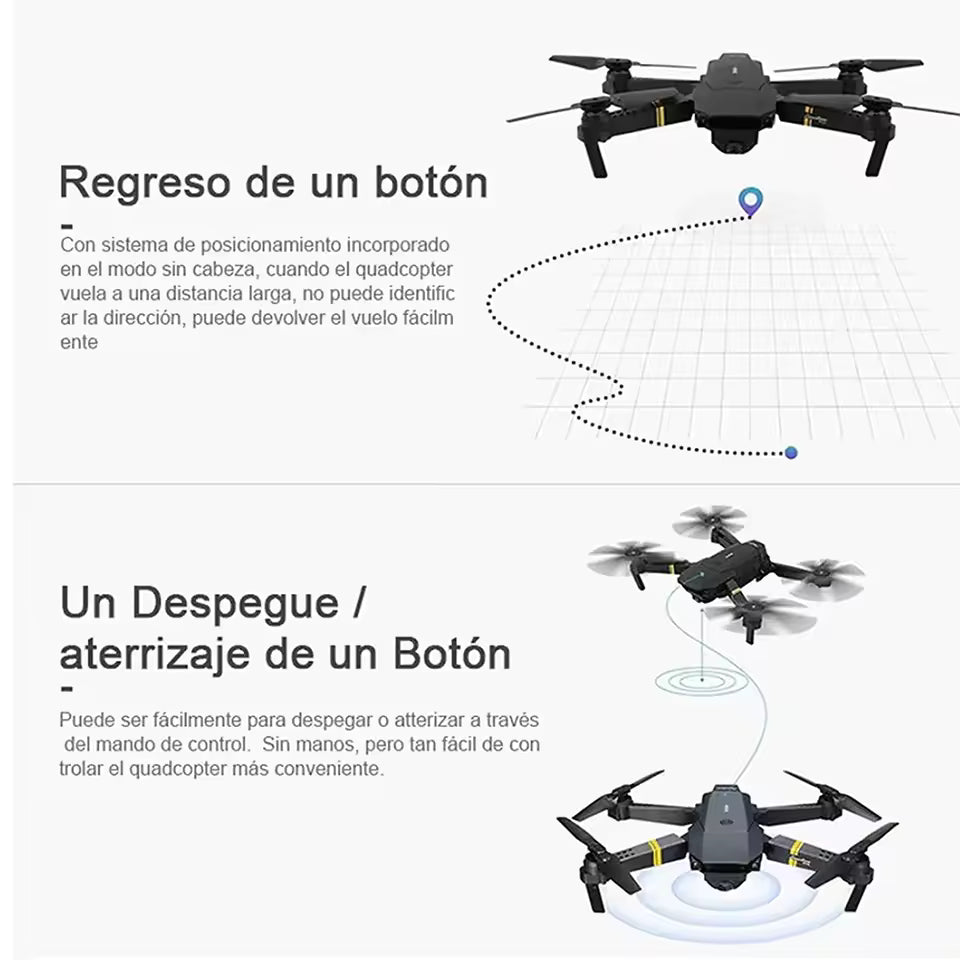 DRONE 998 PRO CAMARA DUAL 4K