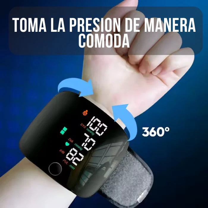 MONITOR DE PRESION ARTERIAL DE MUÑECA - CON VOZ EN ESPAÑOL