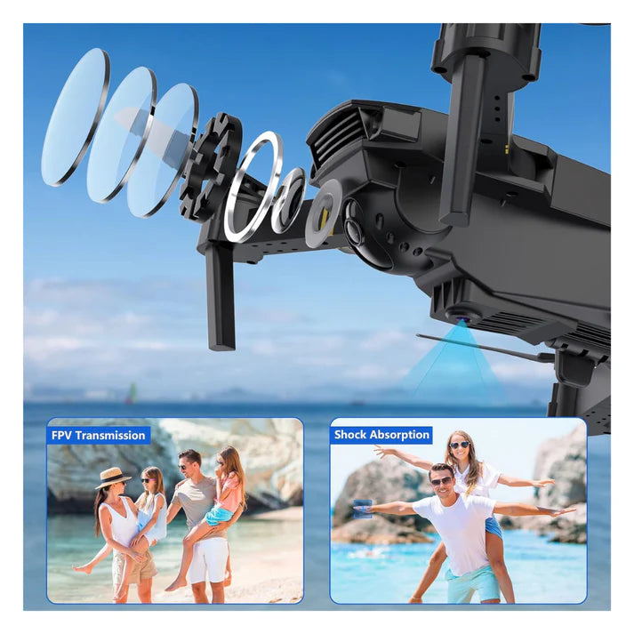 DRONE 998 PRO CAMARA DUAL 4K
