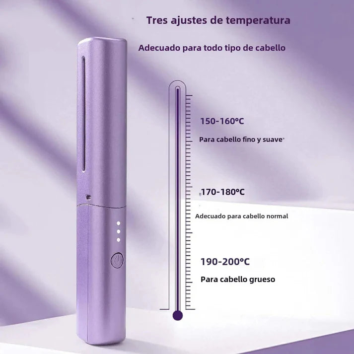PEINE ALISADOR PORTATIL RECARGABLE USB