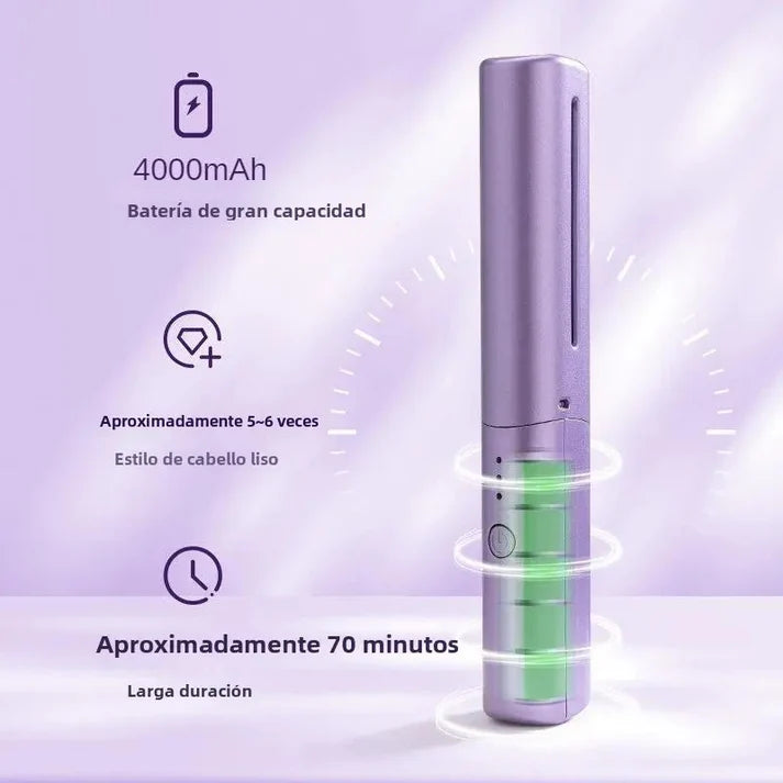 PEINE ALISADOR PORTATIL RECARGABLE USB
