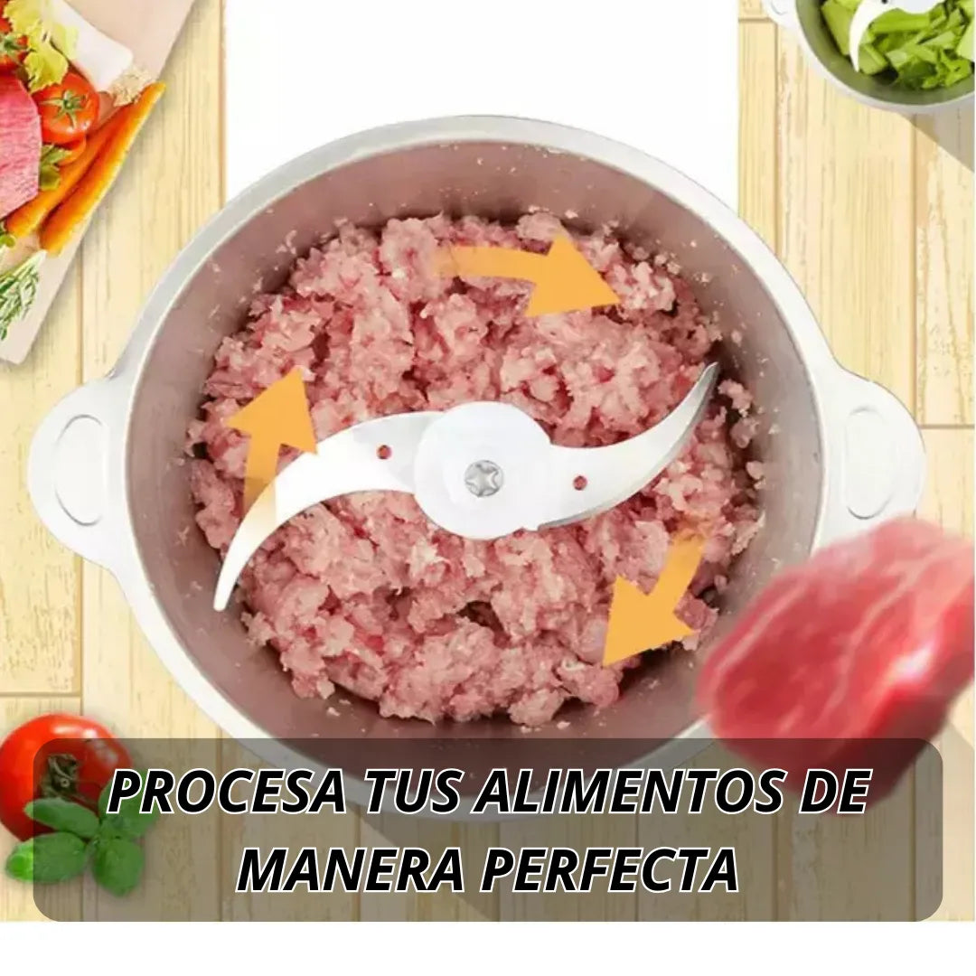 PROCESADORA DE ALIMENTOS 2L ACERO INOXIDABLE