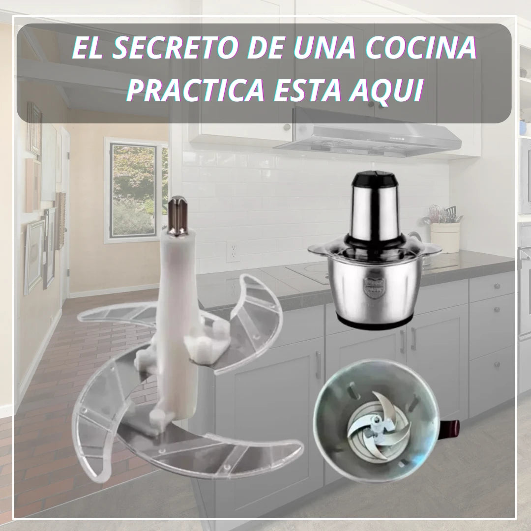PROCESADORA DE ALIMENTOS 2L ACERO INOXIDABLE