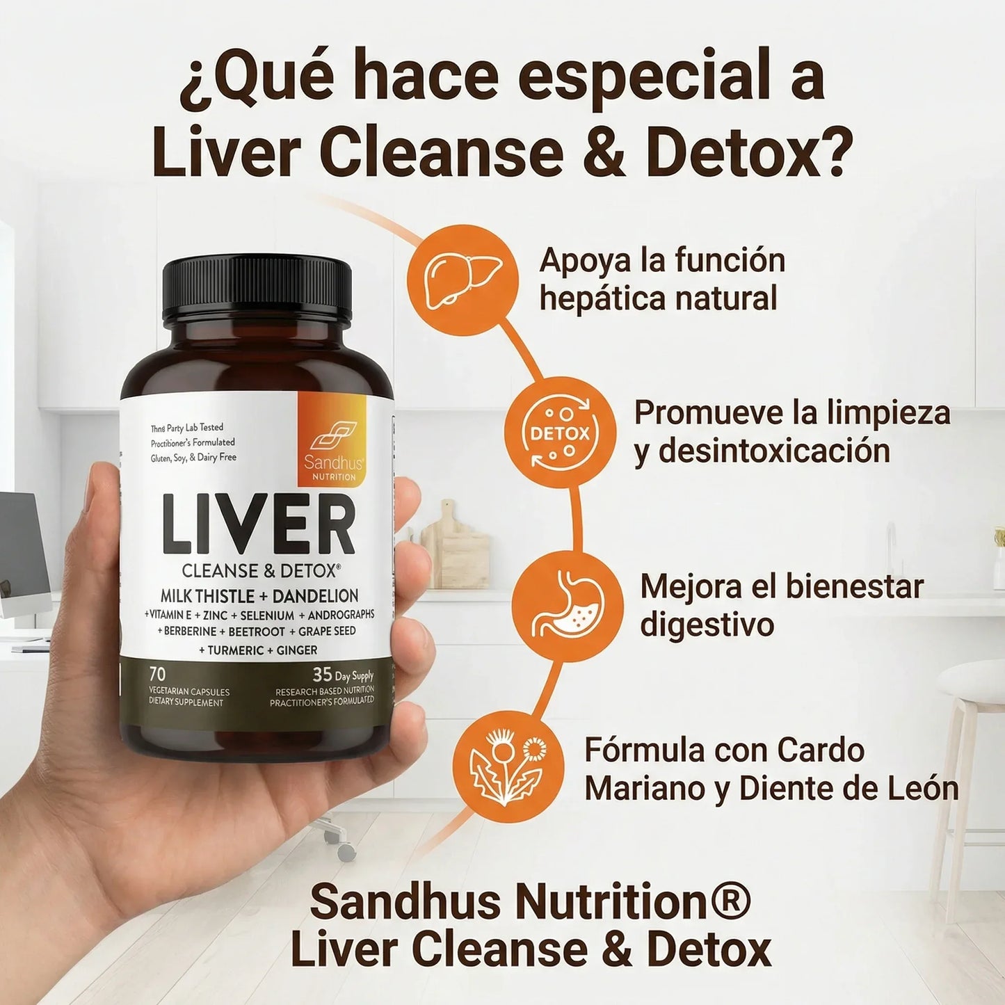 LIVER CLEANSE & DETOX – Fórmula natural para la limpieza y bienestar del hígado