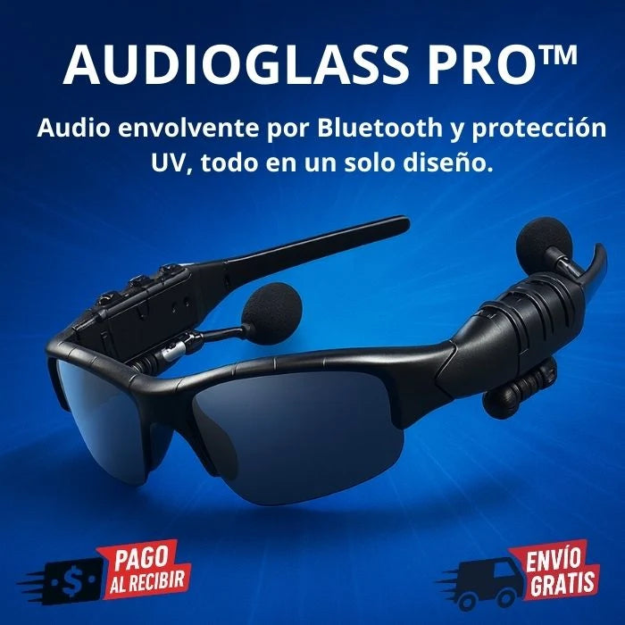 AudioGlass Pro™ - Audio envolvente por Bluetooth y protección UV, todo en un solo diseño.