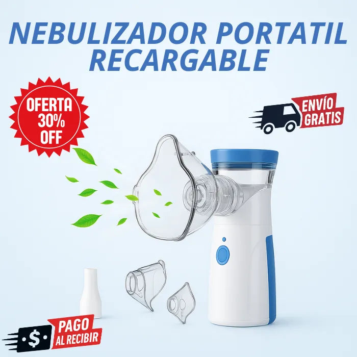 Nebulizador Portátil Niños y Adultos