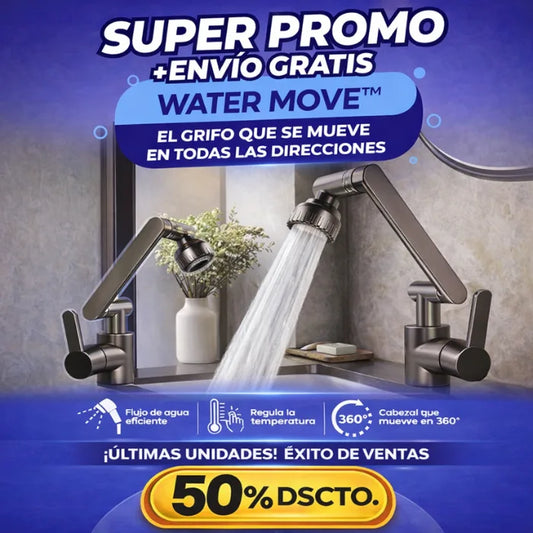 WaterMove™ – Alcance total para lavar sin incomodidades 1080°