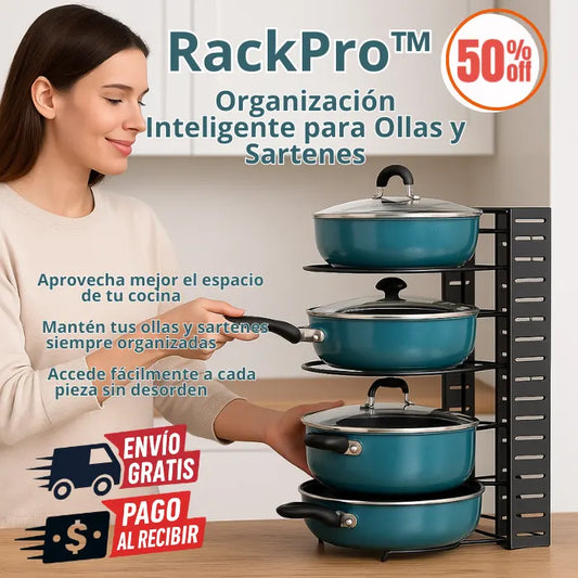 RackPro™ - Organización Inteligente para Ollas y Sartenes