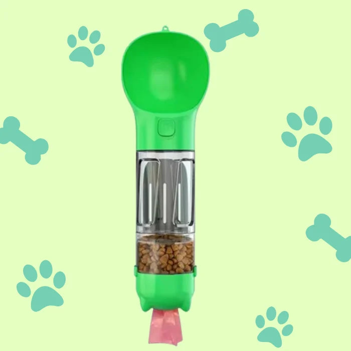 BOTELLA DE AGUA PARA MASCOTA 4 EN 1