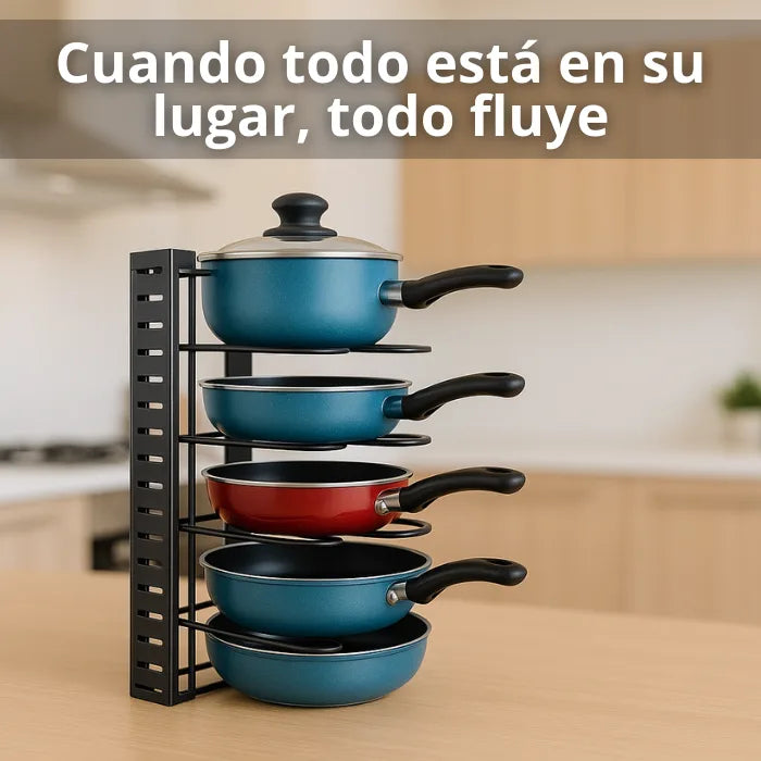RackPro™ - Organización Inteligente para Ollas y Sartenes