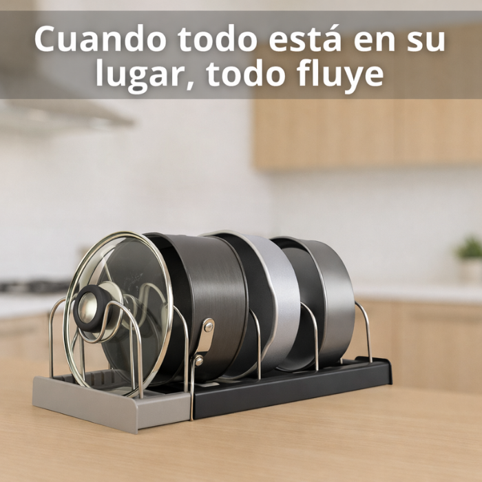 RackPro™ - Organización Inteligente para Ollas y Sartenes