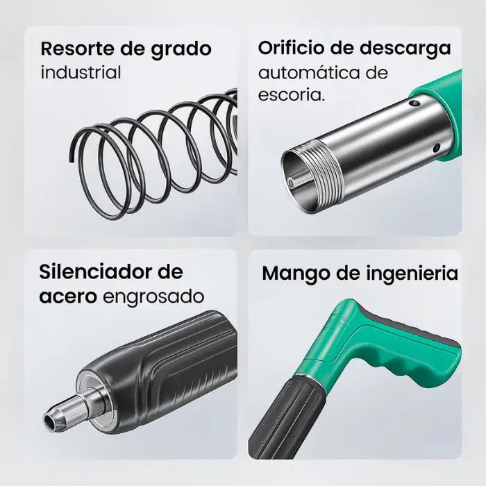 TurboImpact 360™  Penetra ladrillo, hormigón o madera sin esfuerzo. +  10 Clavos