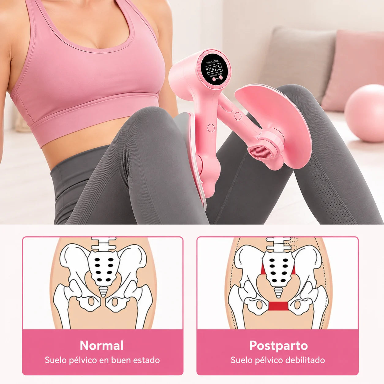 PelviForm™ - Fortalece el suelo pélvico y reafirma glúteos desde casa