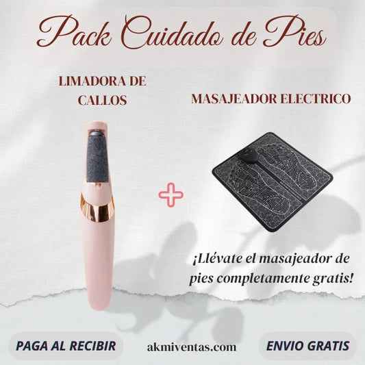 LIMADOR DE PIES PROFESIONAL + ALFOMBRA MASAJEADORA DE REGALO