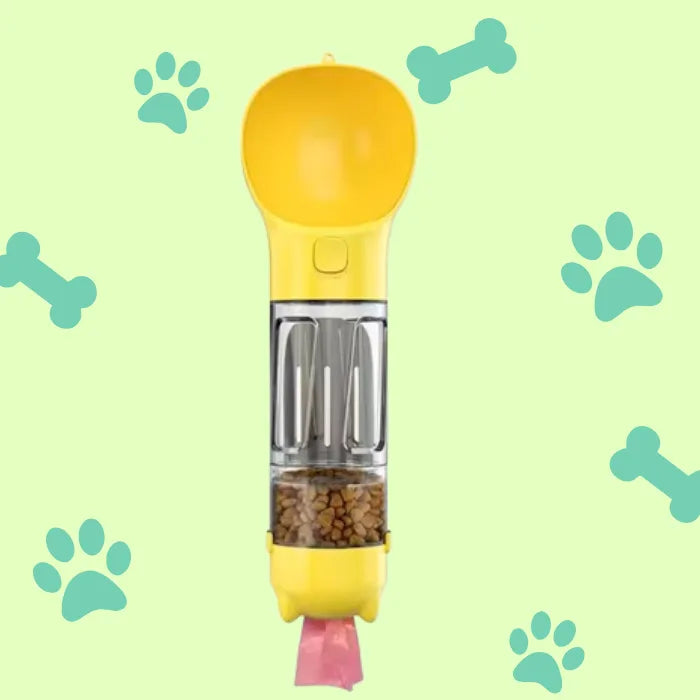 BOTELLA DE AGUA PARA MASCOTA 4 EN 1