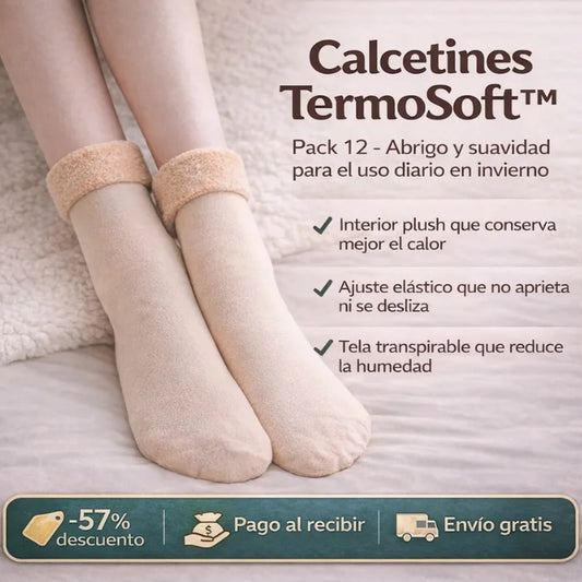 Calcetines TermoSoft™ Pack 12 - Abrigo y suavidad para el uso diario en invierno