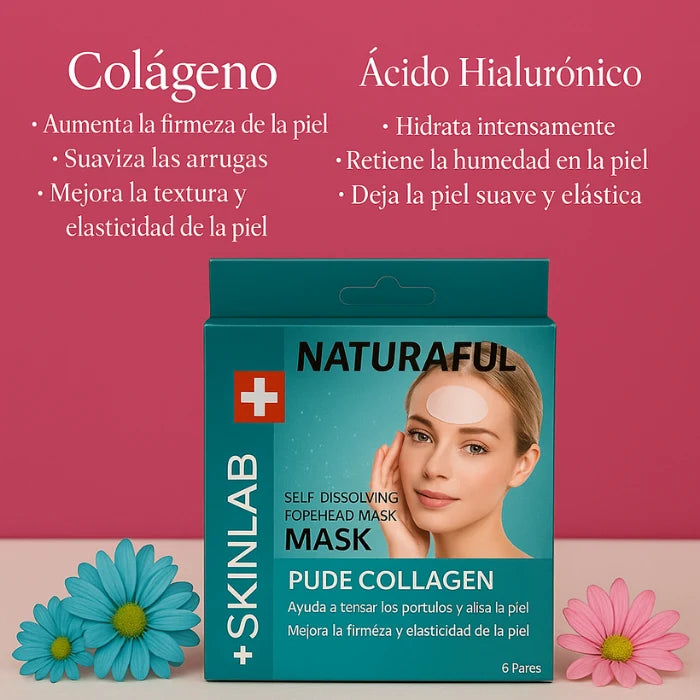 🌸 Naturaful™ – Parche Antiarrugas de Colágeno para un Rostro Más Liso y Suave