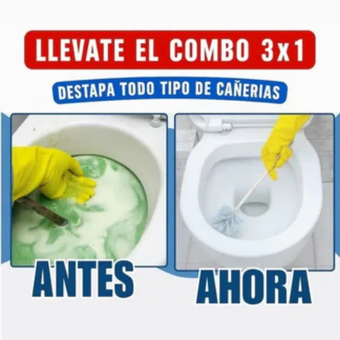 Wild Tornado™ – Destapador y Limpiador de Cañerías Profesional x3