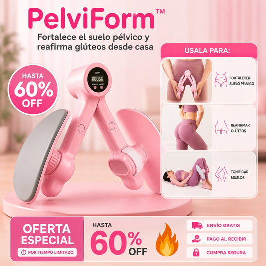 PelviForm™ - Fortalece el suelo pélvico y reafirma glúteos desde casa