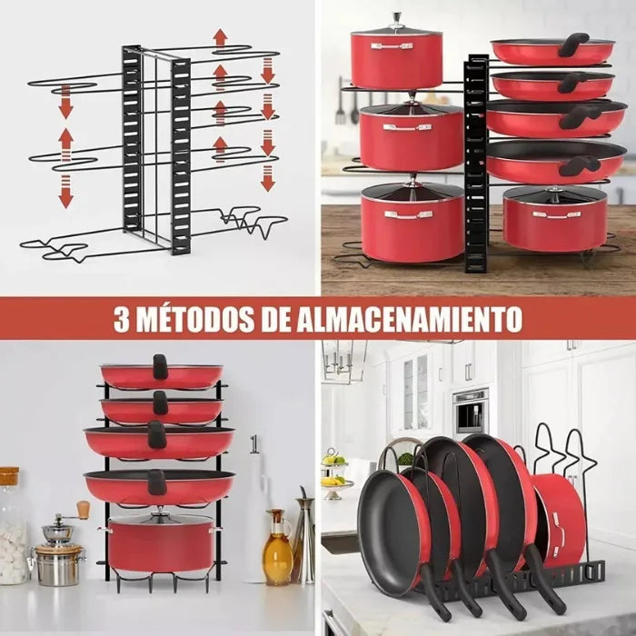RackPro™ - Organización Inteligente para Ollas y Sartenes