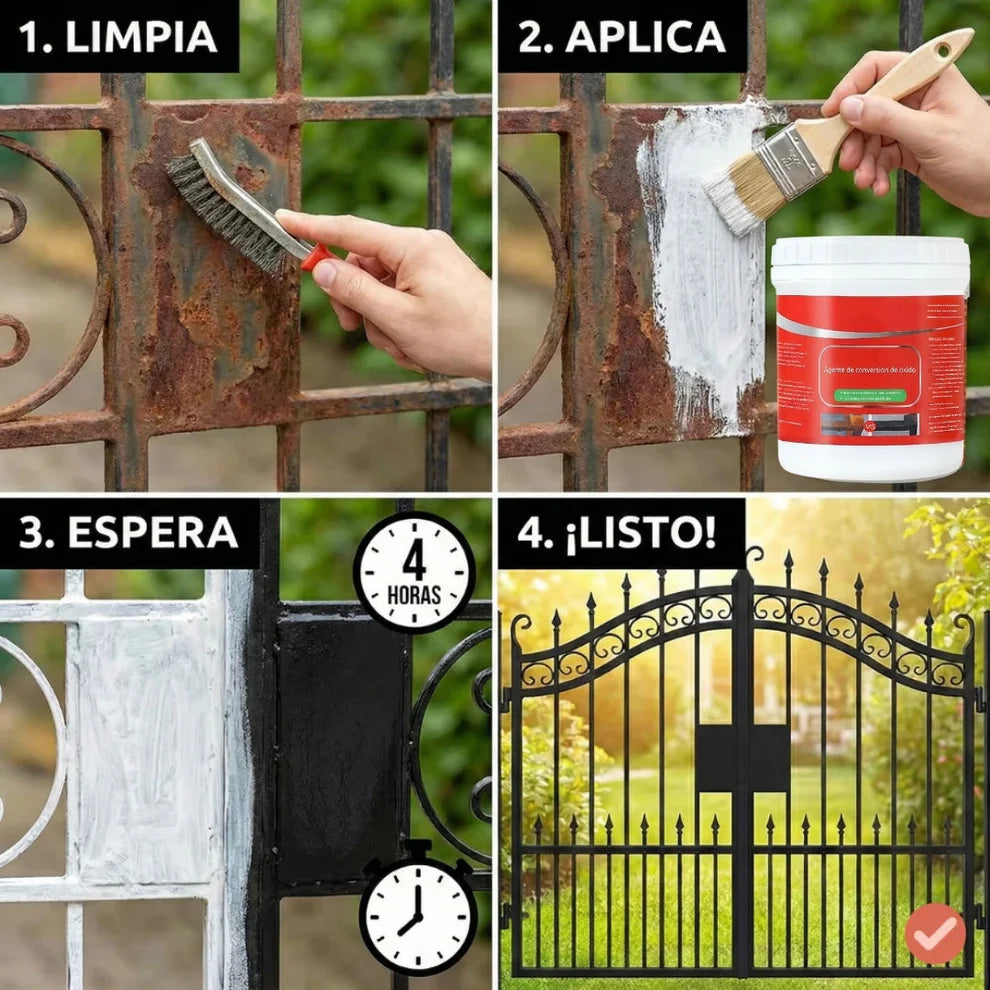 AntiOx® Plus - Convierte y sella el óxido rápidamente