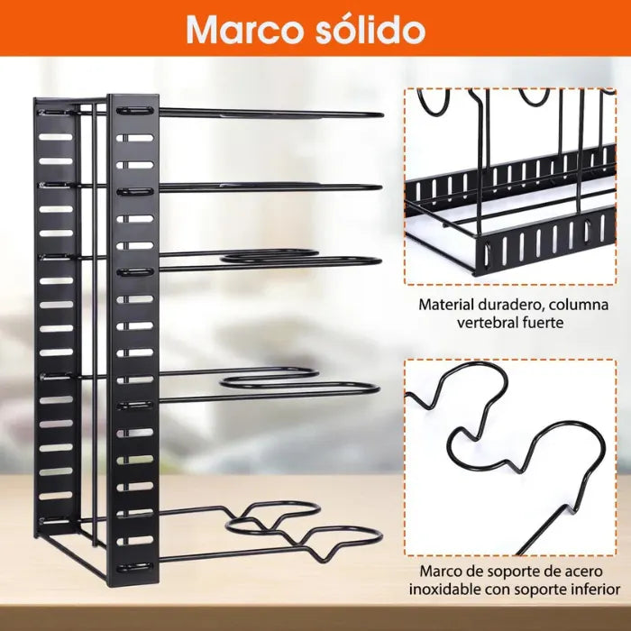 RackPro™ - Organización Inteligente para Ollas y Sartenes
