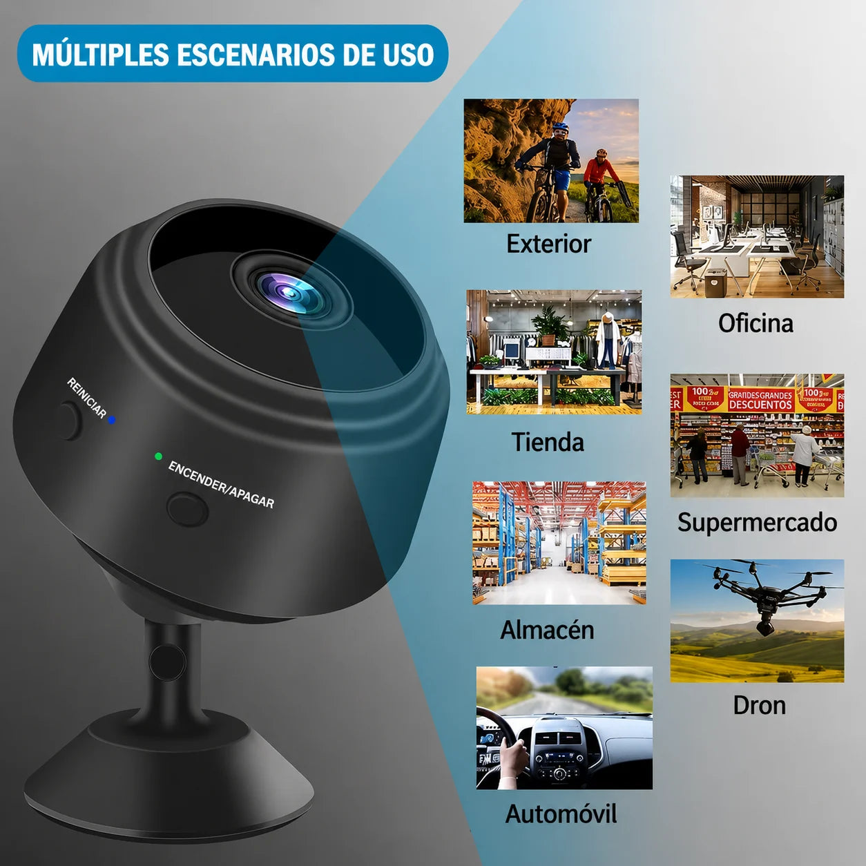 MicroSpy Cam® - Deja de preocuparte al salir de casa: ponla y vigila en vivo