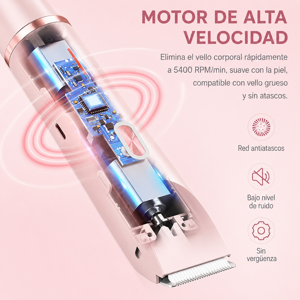 DuoCare™ - Precisión 2 en 1 para una depilación más cómoda