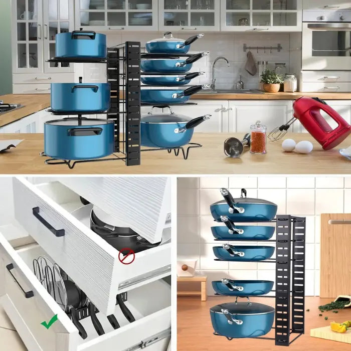 RackPro™ - Organización Inteligente para Ollas y Sartenes