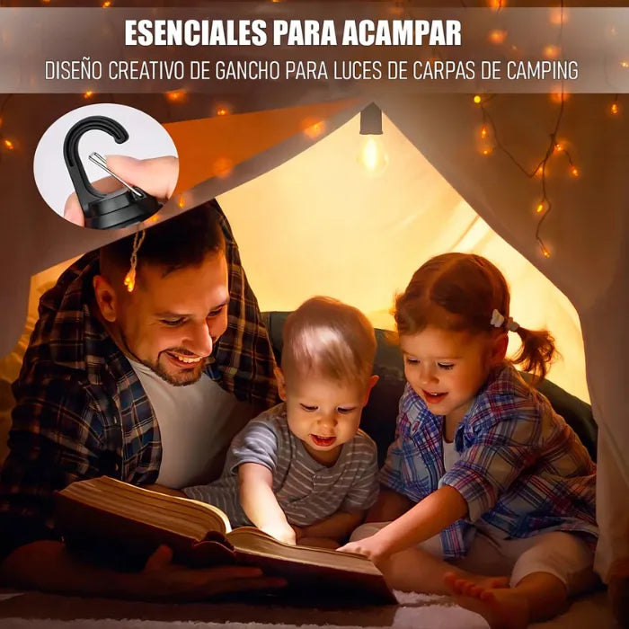 AMPOLLETA SOLAR RECARGABLE USB EMERGENCIA