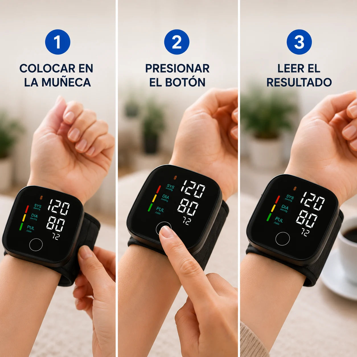 TensioCare™ - "Monitorea tu presión arterial con comodidad y tranquilidad desde casa."