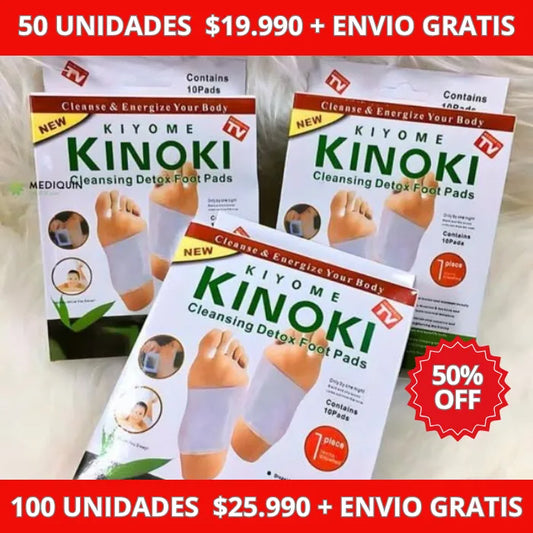 PACK PARCHES KINOKI