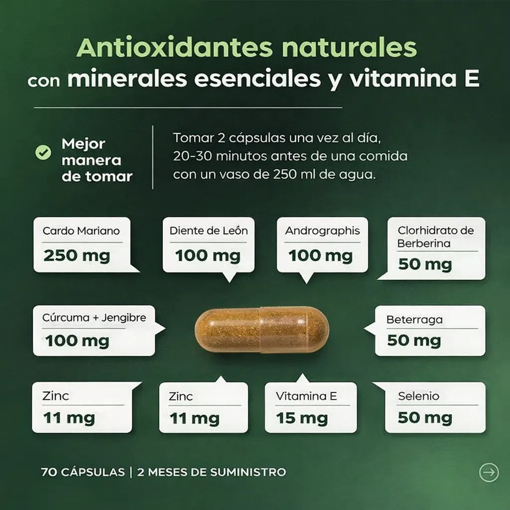 LIVER CLEANSE & DETOX – Fórmula natural para la limpieza y bienestar del hígado