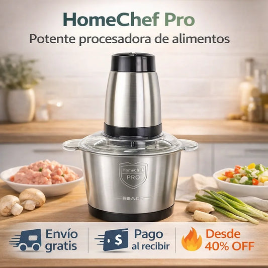 PROCESADORA DE ALIMENTOS 2L ACERO INOXIDABLE