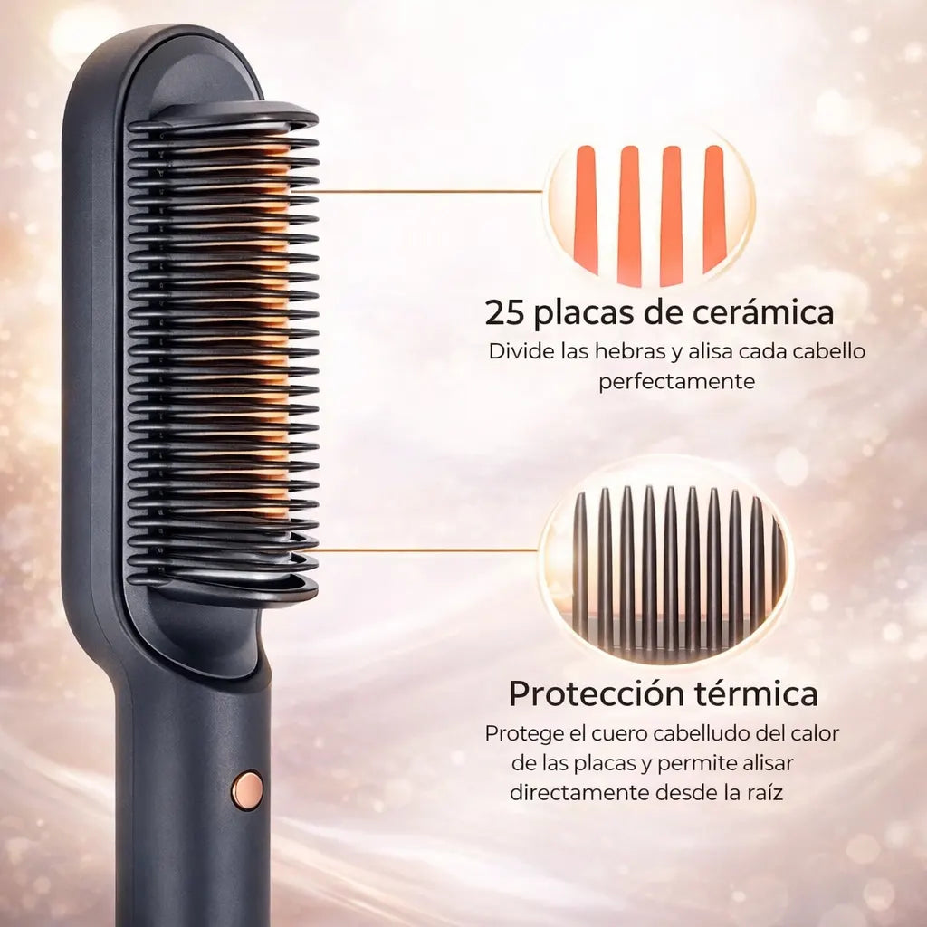 Hair Straight Brush – Peina y alisa en minutos
