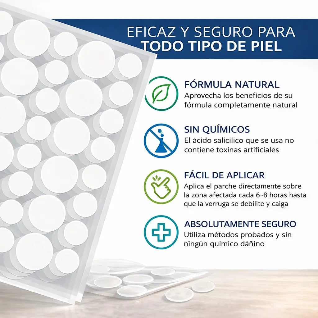 Skin Tag Patches - 144 parches para controlar callos y verrugas