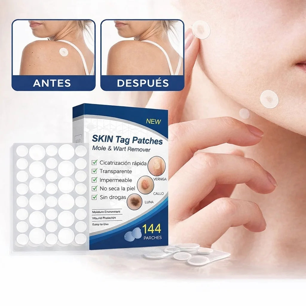 Skin Tag Patches - 144 parches para controlar callos y verrugas