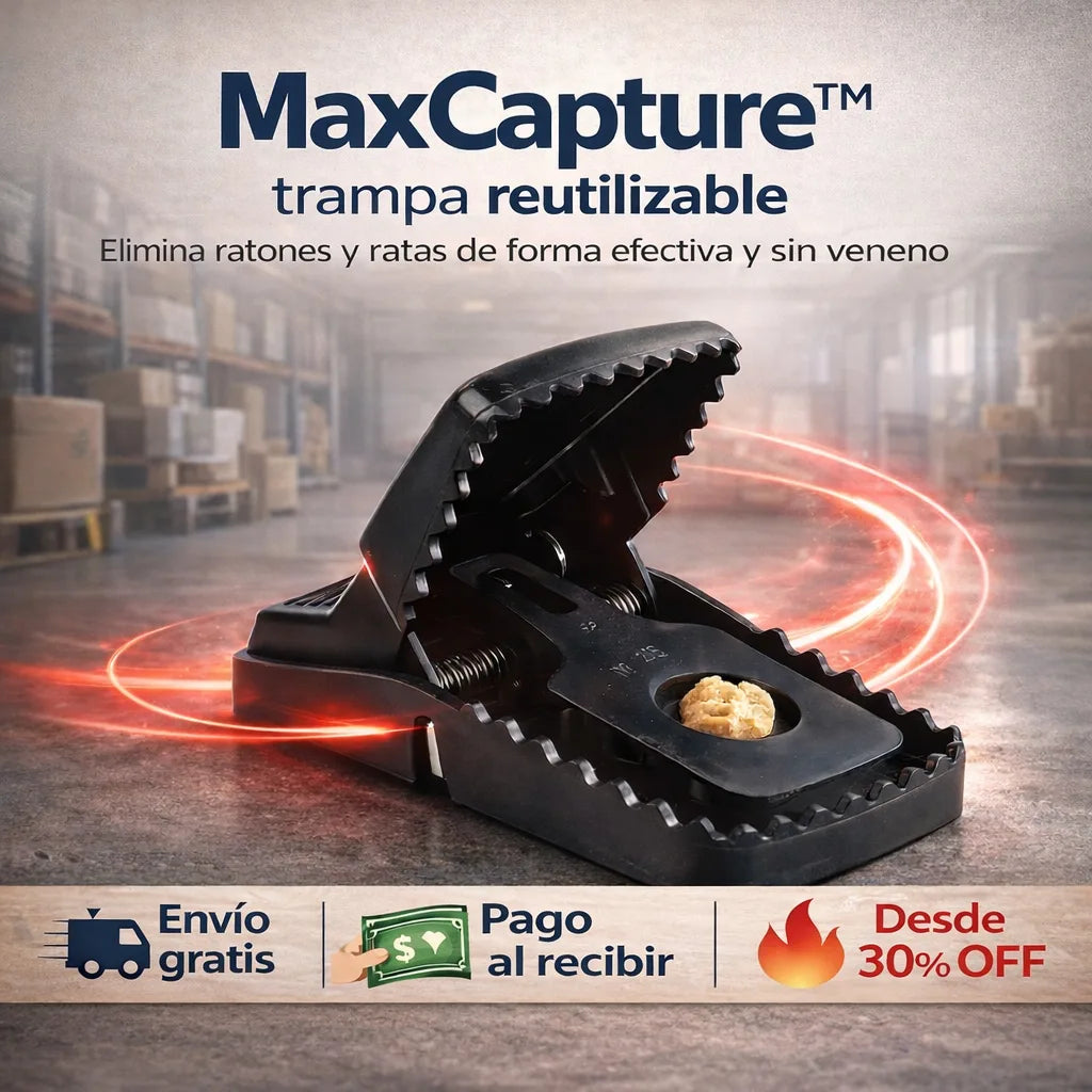 MaxCapture™ Pack x3 - Sistema seguro para controlar roedores
