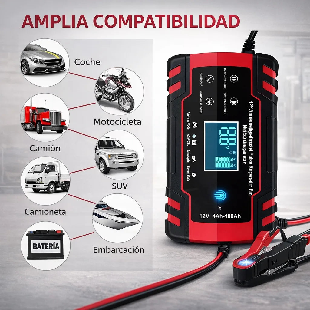 Power Battery Charger™ - Solución rápida para baterías descargadas
