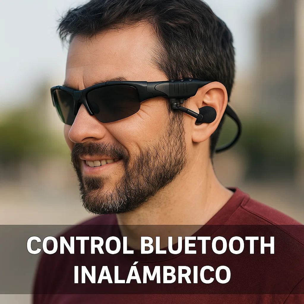 AudioGlass Pro™ - Audio envolvente por Bluetooth y protección UV, todo en un solo diseño.