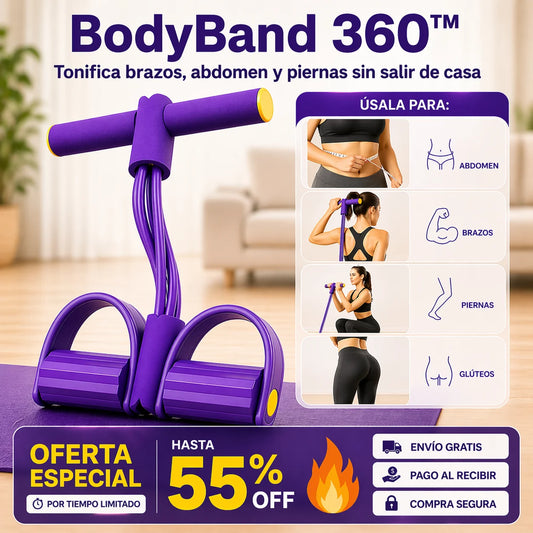 BodyBand 360™ - Tonifica brazos, abdomen y piernas sin salir de casa