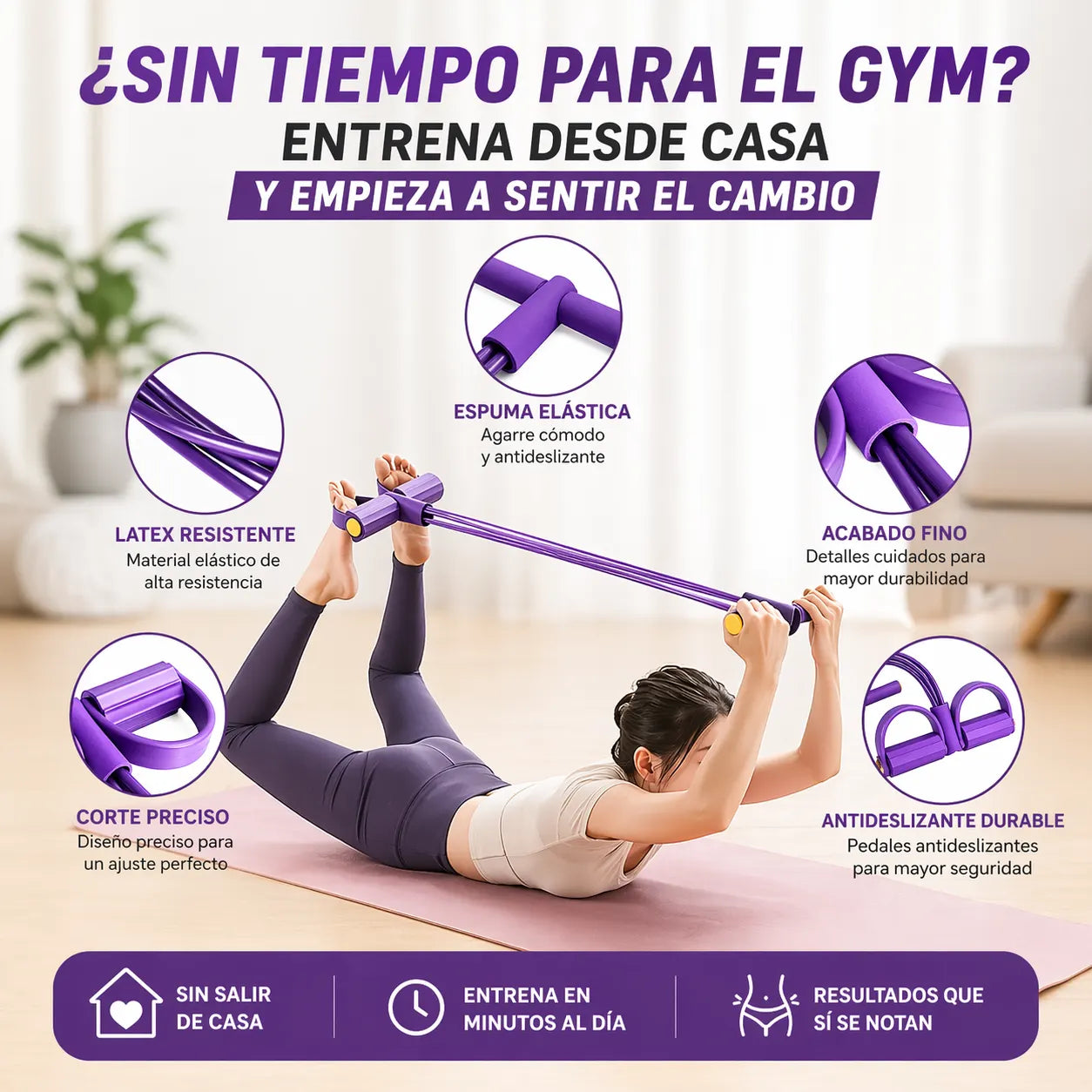 BodyBand 360™ - Tonifica brazos, abdomen y piernas sin salir de casa