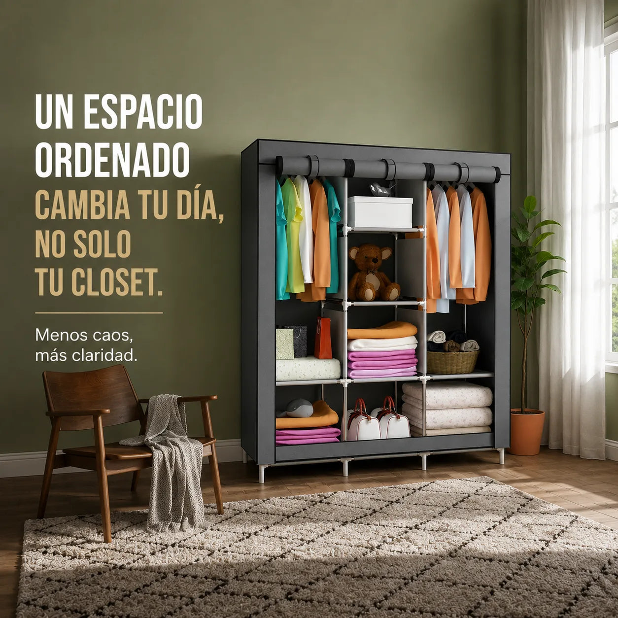 ClosetMax™ - La forma práctica de mantener tu ropa siempre ordenada.