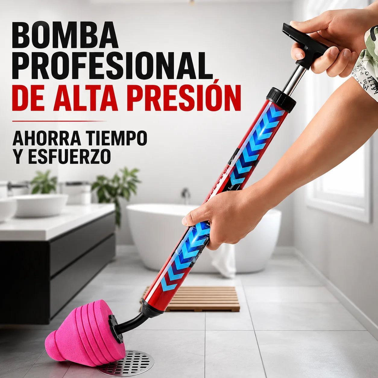 TurboDestapa™ - Destapa obstrucciones difíciles sin llamar al gasfíter